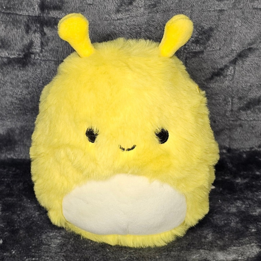 Squishmallows Zarina the Banana Slug Fuzz-A-Mallows 5" Yellow Plush Jazwares